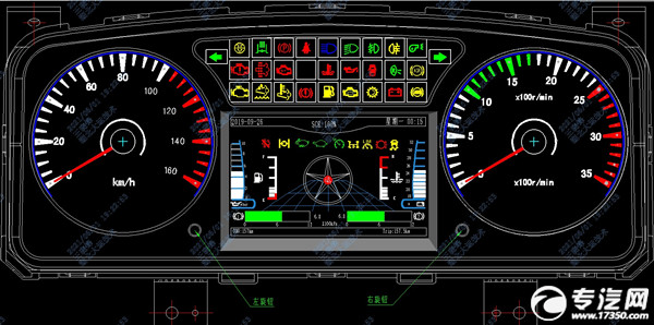 國(guó)六專用車(chē)組合儀表指示燈說(shuō)明